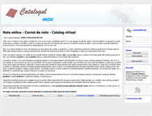 Tablet Screenshot of catalogulmeu.ro